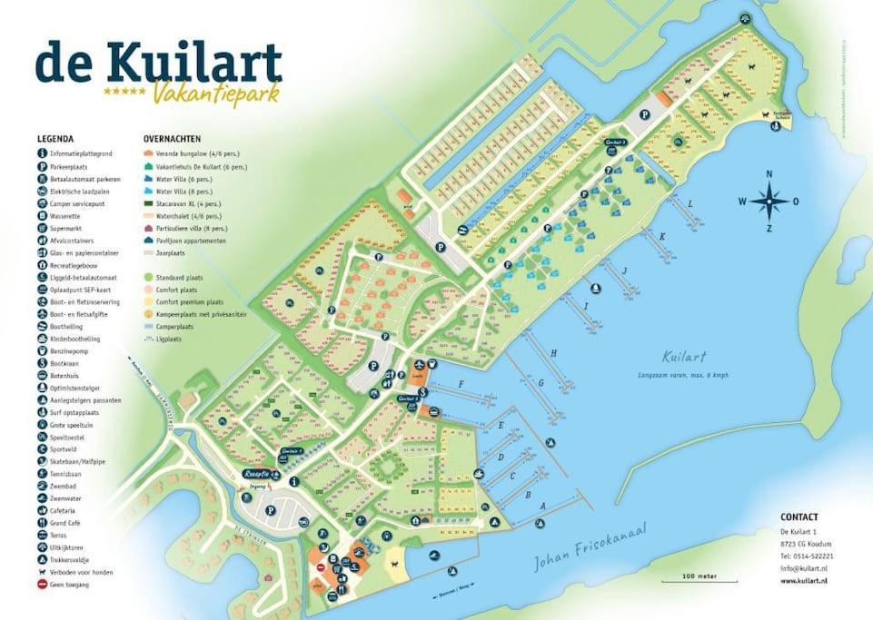 Ervaar 'Fryske Weelde' Op Vijf Sterren Vakantiepark De Kuilart Koudum Exteriör bild